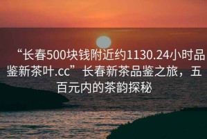 “長(zhǎng)春500塊錢附近約1130.24小時(shí)品鑒新茶葉.cc”長(zhǎng)春新茶品鑒之旅，五百元內(nèi)的茶韻探秘