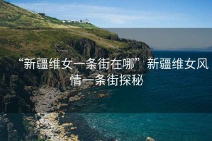 “新疆維女一條街在哪”新疆維女風情一條街探秘