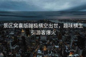 景區(qū)窩囊版蹦極橫空出世，趣味橫生引游客爆火