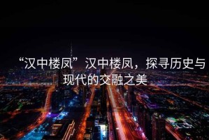 “漢中樓鳳”漢中樓鳳，探尋歷史與現(xiàn)代的交融之美