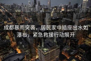 成都暴雨突襲，居民家中插座出水如瀑布，緊急救援行動(dòng)展開