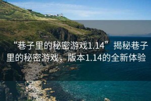 “巷子里的秘密游戲1.14”揭秘巷子里的秘密游戲，版本1.14的全新體驗
