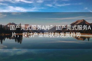 “國產(chǎn)莞式服務A片”國產(chǎn)莞式服務A片，探討產(chǎn)業(yè)現(xiàn)狀與發(fā)展趨勢