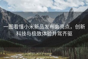一圖看懂小米新品發(fā)布會亮點，創(chuàng)新科技與極致體驗并駕齊驅