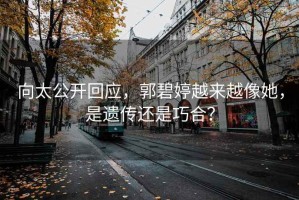 向太公開回應(yīng)，郭碧婷越來越像她，是遺傳還是巧合？