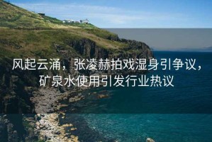 風(fēng)起云涌，張凌赫拍戲濕身引爭(zhēng)議，礦泉水使用引發(fā)行業(yè)熱議