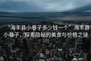 “海豐縣小巷子多少錢(qián)一個(gè)”海豐縣小巷子，探索隱秘的美食與價(jià)格之謎