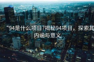 “94是什么項(xiàng)目?揭秘94項(xiàng)目，探索其內(nèi)涵與意義