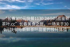 “長春300元快餐1130.24小時品鑒新茶葉.cc”長春美食之旅，一場關于300元快餐與新鮮茶葉品鑒的獨特體驗