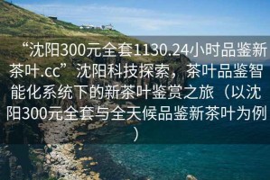 “沈陽300元全套1130.24小時品鑒新茶葉.cc”沈陽科技探索，茶葉品鑒智能化系統(tǒng)下的新茶葉鑒賞之旅（以沈陽300元全套與全天候品鑒新茶葉為例）