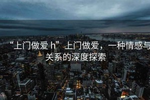 “上門做愛 h”上門做愛，一種情感與關(guān)系的深度探索