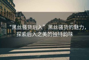 “黑絲騷貨后入”黑絲騷貨的魅力，探索后入之美的獨(dú)特韻味
