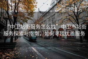 “中衛(wèi)站街服務怎么找”中衛(wèi)市站街服務探索與指南，如何尋找優(yōu)質(zhì)服務
