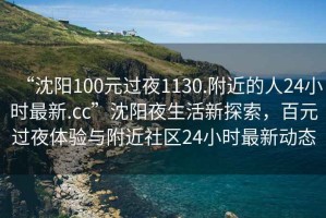 “沈陽(yáng)100元過(guò)夜1130.附近的人24小時(shí)最新.cc”沈陽(yáng)夜生活新探索，百元過(guò)夜體驗(yàn)與附近社區(qū)24小時(shí)最新動(dòng)態(tài)