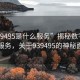 “939495是什么服務(wù)”揭秘?cái)?shù)字背后的服務(wù)，關(guān)于939495的神秘面紗