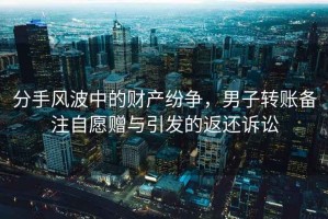 分手風波中的財產(chǎn)紛爭，男子轉(zhuǎn)賬備注自愿贈與引發(fā)的返還訴訟
