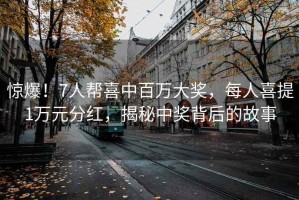 驚爆！7人幫喜中百萬(wàn)大獎(jiǎng)，每人喜提1萬(wàn)元分紅，揭秘中獎(jiǎng)背后的故事