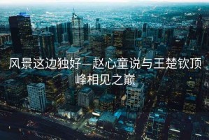 風(fēng)景這邊獨好—趙心童說與王楚欽頂峰相見之巔