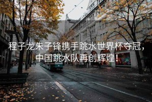 程子龍朱子鋒攜手跳水世界杯奪冠，中國跳水隊再創(chuàng)輝煌！