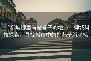“柳城哪里有站巷子的地方”柳城科技探索，尋找城市中的站巷子新坐標(biāo)