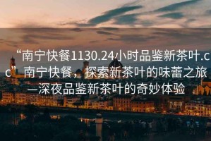 “南寧快餐1130.24小時(shí)品鑒新茶葉.cc”南寧快餐，探索新茶葉的味蕾之旅—深夜品鑒新茶葉的奇妙體驗(yàn)