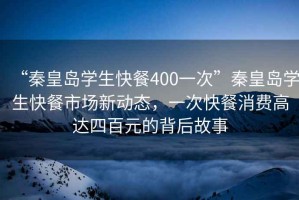“秦皇島學(xué)生快餐400一次”秦皇島學(xué)生快餐市場(chǎng)新動(dòng)態(tài)，一次快餐消費(fèi)高達(dá)四百元的背后故事