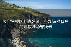 大學(xué)生校園撲克盛宴，一場游戲背后的開設(shè)賭場罪疑云
