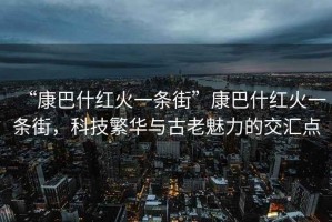 “康巴什紅火一條街”康巴什紅火一條街，科技繁華與古老魅力的交匯點(diǎn)