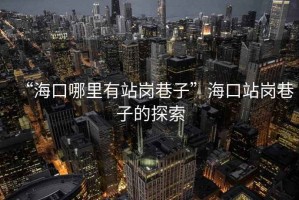 “海口哪里有站崗巷子”?？谡緧徬镒拥奶剿? title=