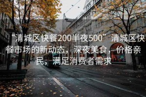 “清城區(qū)快餐200半夜500”清城區(qū)快餐市場(chǎng)的新動(dòng)態(tài)，深夜美食，價(jià)格親民，滿足消費(fèi)者需求