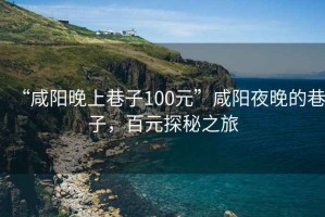 “咸陽晚上巷子100元”咸陽夜晚的巷子，百元探秘之旅