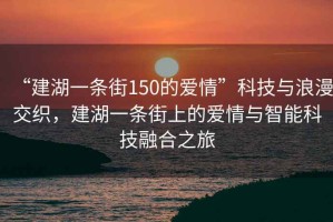 “建湖一條街150的愛情”科技與浪漫交織，建湖一條街上的愛情與智能科技融合之旅