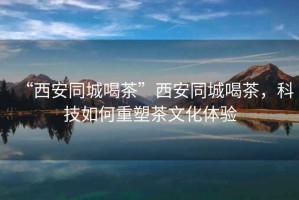 “西安同城喝茶”西安同城喝茶，科技如何重塑茶文化體驗(yàn)