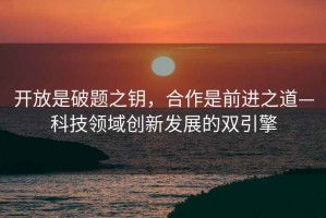 開(kāi)放是破題之鑰，合作是前進(jìn)之道—科技領(lǐng)域創(chuàng)新發(fā)展的雙引擎
