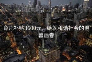 育兒補貼3600元，繪就和諧社會的溫馨畫卷