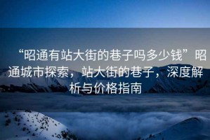 “昭通有站大街的巷子嗎多少錢”昭通城市探索，站大街的巷子，深度解析與價格指南