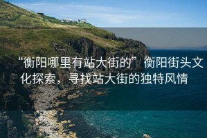 “衡陽(yáng)哪里有站大街的”衡陽(yáng)街頭文化探索，尋找站大街的獨(dú)特風(fēng)情