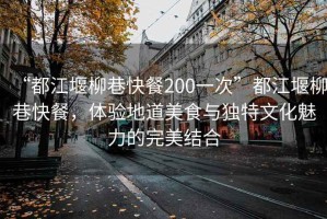 “都江堰柳巷快餐200一次”都江堰柳巷快餐，體驗(yàn)地道美食與獨(dú)特文化魅力的完美結(jié)合