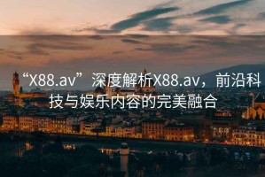 “X88.av”深度解析X88.av，前沿科技與娛樂內(nèi)容的完美融合
