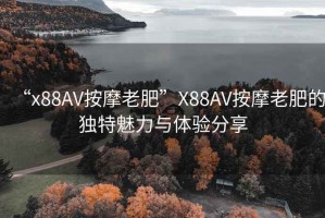 “x88AV按摩老肥”X88AV按摩老肥的獨(dú)特魅力與體驗(yàn)分享