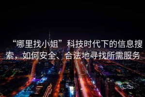 “哪里找小姐”科技時(shí)代下的信息搜索，如何安全、合法地尋找所需服務(wù)