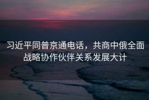 習(xí)近平同普京通電話(huà)，共商中俄全面戰(zhàn)略協(xié)作伙伴關(guān)系發(fā)展大計(jì)