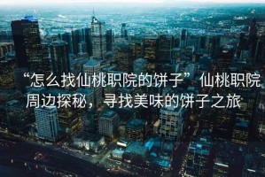 “怎么找仙桃職院的餅子”仙桃職院周邊探秘，尋找美味的餅子之旅