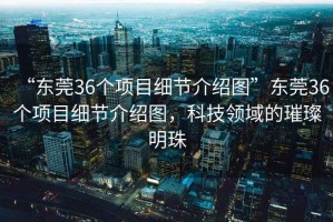 “東莞36個項目細節(jié)介紹圖”東莞36個項目細節(jié)介紹圖，科技領(lǐng)域的璀璨明珠