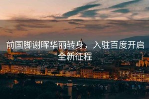 前國腳謝暉華麗轉(zhuǎn)身，入駐百度開啟全新征程