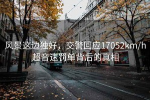 風(fēng)景這邊獨(dú)好，交警回應(yīng)17052km/h超音速罰單背后的真相