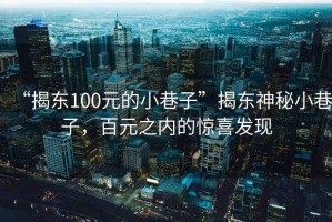 “揭東100元的小巷子”揭東神秘小巷子，百元之內(nèi)的驚喜發(fā)現(xiàn)