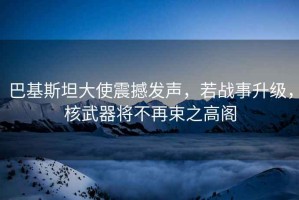 巴基斯坦大使震撼發(fā)聲，若戰(zhàn)事升級(jí)，核武器將不再束之高閣