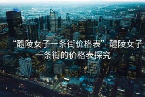 “醴陵女子一條街價(jià)格表”醴陵女子一條街的價(jià)格表探究