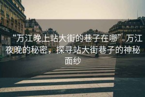 “萬江晚上站大街的巷子在哪”萬江夜晚的秘密，探尋站大街巷子的神秘面紗